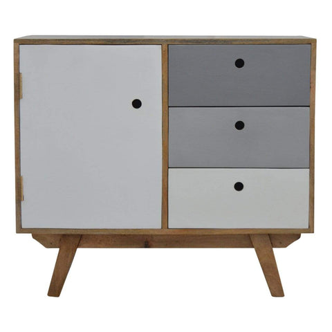 Two Tone Hand Painted Cabinet Living Artisan Furniture 