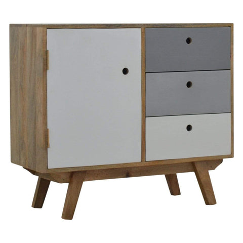 Two Tone Hand Painted Cabinet Living Artisan Furniture 