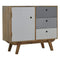 Two Tone Hand Painted Cabinet Living Artisan Furniture 