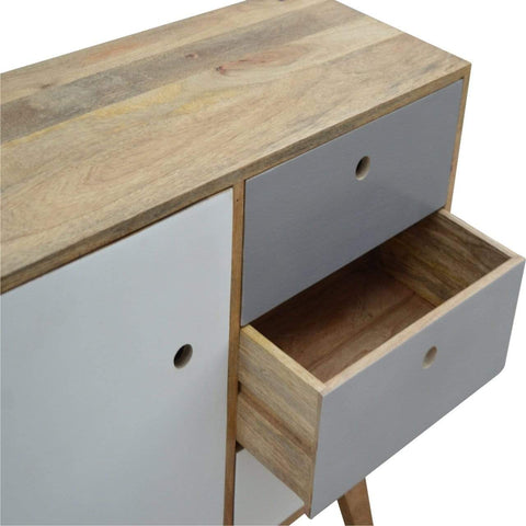 Two Tone Hand Painted Cabinet Living Artisan Furniture 