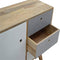 Two Tone Hand Painted Cabinet Living Artisan Furniture 