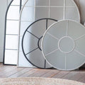 Valence Round Mirror Black Mirrors Regency Studio 