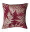 Velvet Metallic Leaves Cushion Claret Accessories Regency Studio 