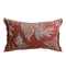 Velvet Metallic Leaves Cushion Terracotta Accessories Regency Studio 