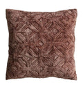 Velvet Washed Cushion Brick Accessories Regency Studio 