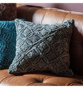 Velvet Washed Cushion Grey Accessories Regency Studio 