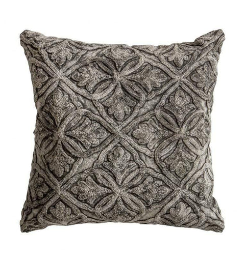 Velvet Washed Cushion Grey Accessories Regency Studio 