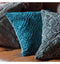 Velvet Washed Cushion Teal Accessories Regency Studio 