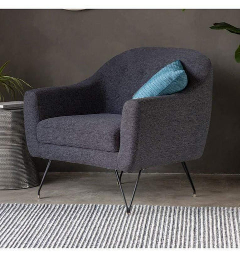 Volda Armchair Licorice Black Living Regency Studio 