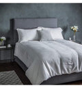 Waffle White Quilt Cover Set Single Sleeping Regency Studio 