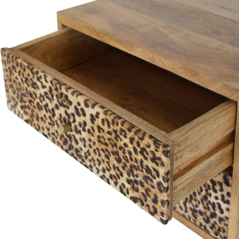 Wall Leopard Print Bedside Sleeping Artisan Furniture 