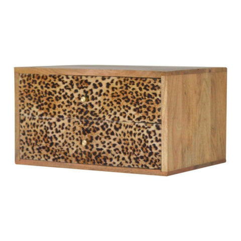Wall Leopard Print Bedside Sleeping Artisan Furniture 
