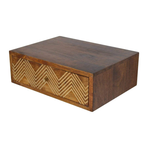 Wall Mounted Chevron Bedside Sleeping Artisan Furniture 