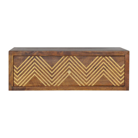 Wall Mounted Chevron Bedside Sleeping Artisan Furniture 