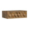 Wall Mounted Cube Carved Bedside Sleeping Artisan Furniture 
