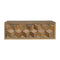 Wall Mounted Cube Carved Bedside Sleeping Artisan Furniture 