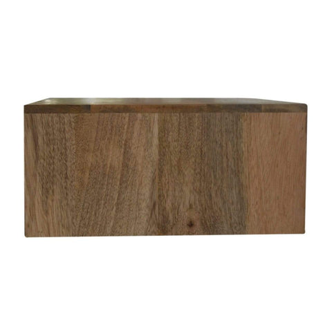 Wall Mounted Cube Carved Bedside Sleeping Artisan Furniture 