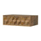 Wall Mounted Cube Carved Bedside Sleeping Artisan Furniture 