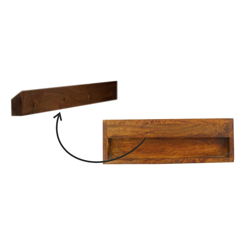Wall Mounted Cut out Brass Inlay Bedside Sleeping Artisan Furniture 