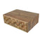 Wall Mounted Diamond Carved Bedside Sleeping Artisan Furniture 