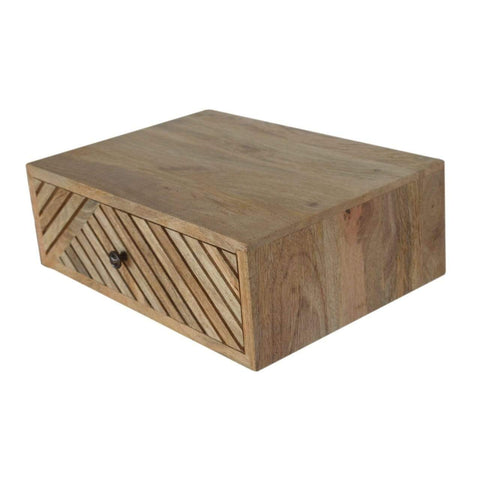 Wall Mounted Line Carving Bedside Sleeping Artisan Furniture 