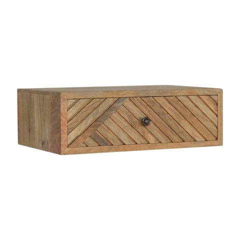 Wall Mounted Line Carving Bedside Sleeping Artisan Furniture 
