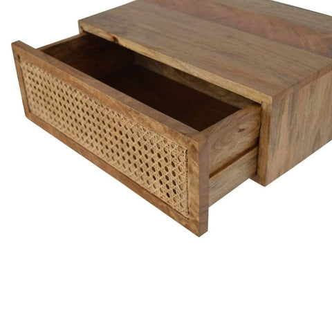 Wall Mounted Ratten Bedside Sleeping Artisan Furniture 