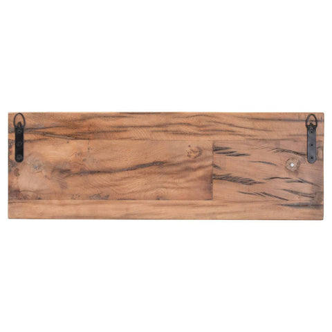Wall Mounted Reclaimed Timber 4 Bottle Wine Rack Dining Hill Interiors 