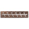 Wall Mounted Reclaimed Timber 6 Bottle Wine Rack Dining Hill Interiors 