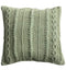 Walton Cable Knit Cushion Sage Accessories Regency Studio 