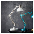 Watson Table Lamp Brushed Nickel and White Lighting Regency Studio 