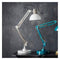 Watson Table Lamp Brushed Nickel and White Lighting Regency Studio 