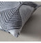 Wave Tonal Embroidered Cushion Grey Accessories Regency Studio 