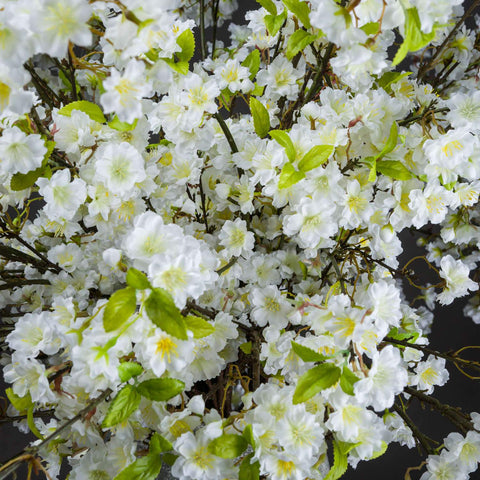 White Cherry Blossom Spray Accessories Hill Interiors 