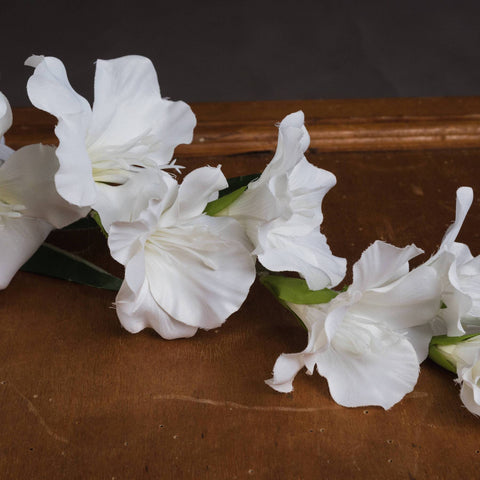 White Gladioli Accessories Hill Interiors 