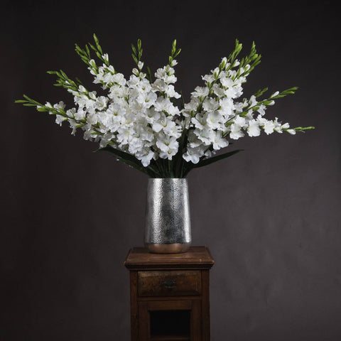 White Gladioli Accessories Hill Interiors 