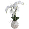 White Orchid In Stone Pot Accessories Hill Interiors 