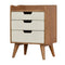 White Painted Bedside Sleeping Artisan Furniture 
