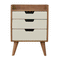 White Painted Bedside Sleeping Artisan Furniture 