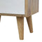 White Painted Envelope Drawer Bedside Sleeping Artisan Furniture 