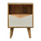 White Painted Envelope Drawer Bedside Sleeping Artisan Furniture 