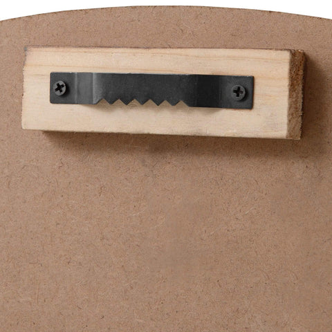 Wooden Clock With Contrasting Nickel Detail Accessories Hill Interiors 