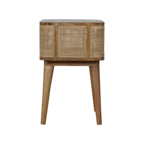 Woven Open Slot Bedside Sleeping Artisan Furniture 