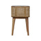 Woven Open Slot Bedside Sleeping Artisan Furniture 