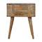Woven Open Slot Bedside Sleeping Artisan Furniture 