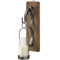 Wrought Iron Suspended Hurricane Wall Sconce - Ant. Pewter Accessories Hill Interiors 